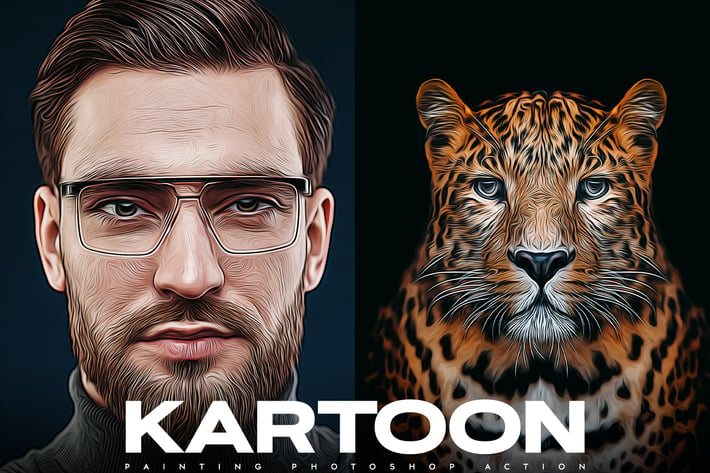 Kartoon Painting Photoshop Action