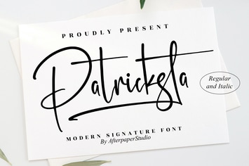 Patricksta Modern Signature Font