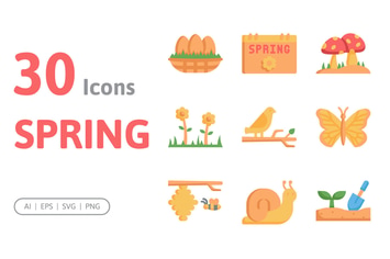 30 Spring Icons