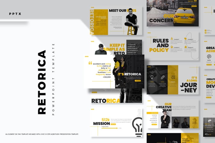 Retorica - Powerpoint Template