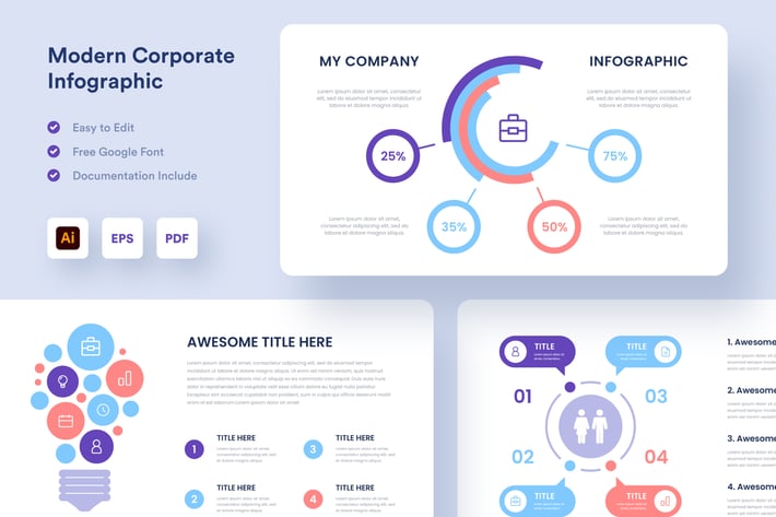 Modern Corporate Infographic