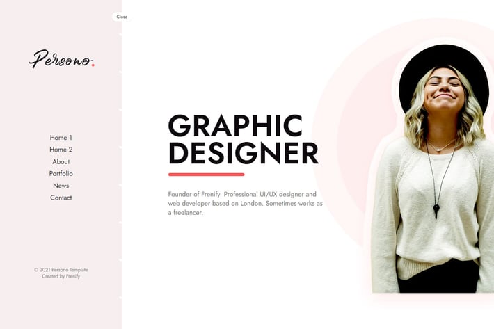 Persono | Personal HTML Template