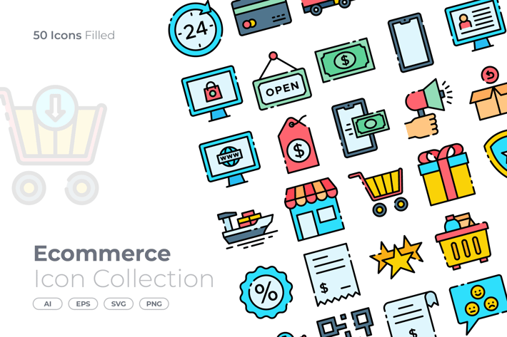 E-Commerce Filled Icon