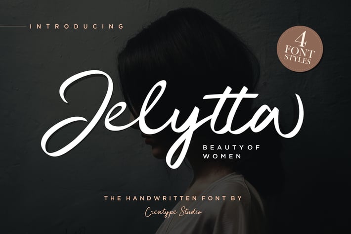 Jelytta Handwritten Wedding Font