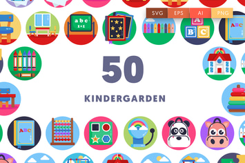 Kindergarden Icons