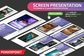 Screen Powerpoint Presentation Template