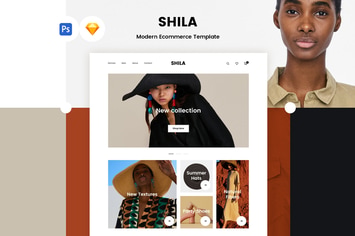 Shila Ecommerce Template (PSD + Sketch)