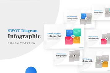 SWOT Analysis and Businessman Icon Infographic