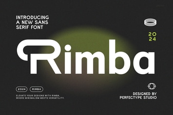 Rimba Modern Futuristic Sans Serif Font
