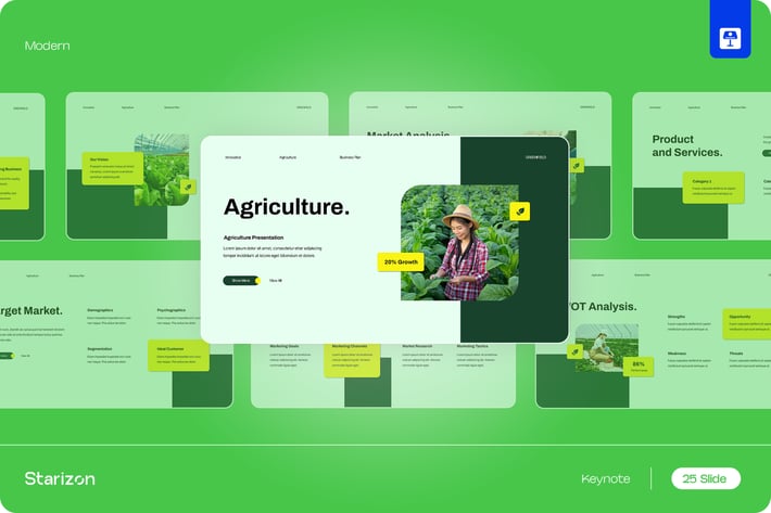 Green Modern Agriculture Business Plan • 003