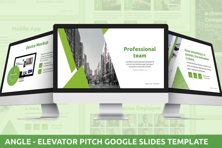 Angle - Elevator Pitch Google Slides Template