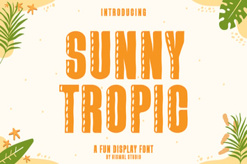 Sunny Tropic - Summer Font