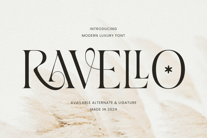 Ravello - Modern Luxury Font