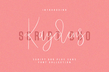 Kaydens Script Font Collection