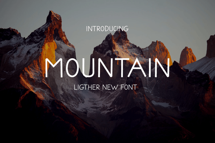 Ligther Font