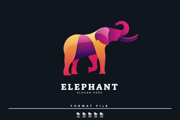 Elephant Logo Template