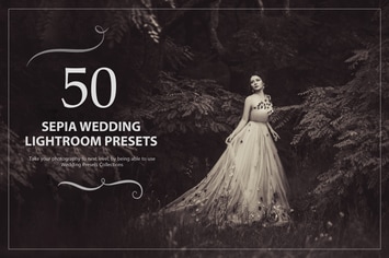 50 Sepia Wedding Lightroom Presets