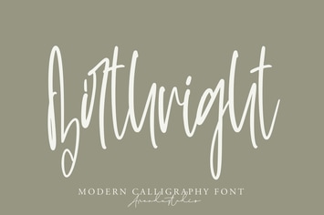 Birthright - Modern Calligraphy Font