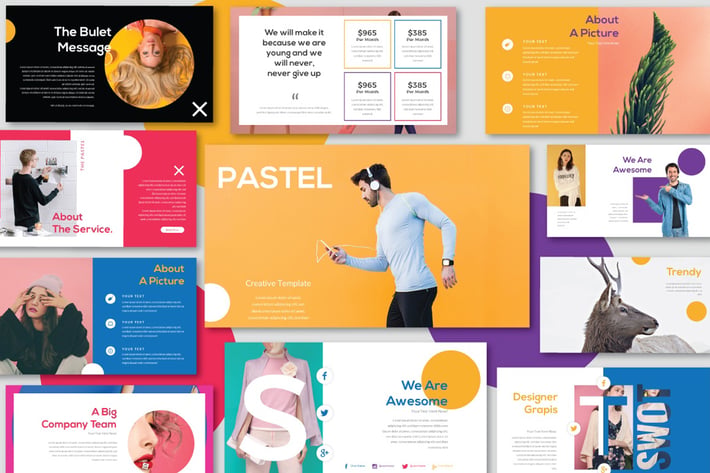 Pastel Modern Keynote Minimal Template