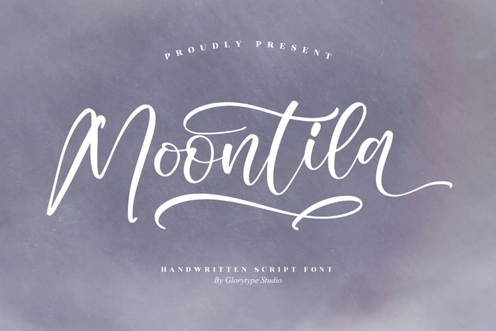 Moontila Handwritten Script Font