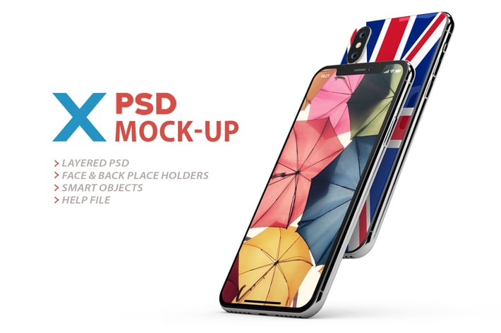 PhoneX PSD Mock-Up