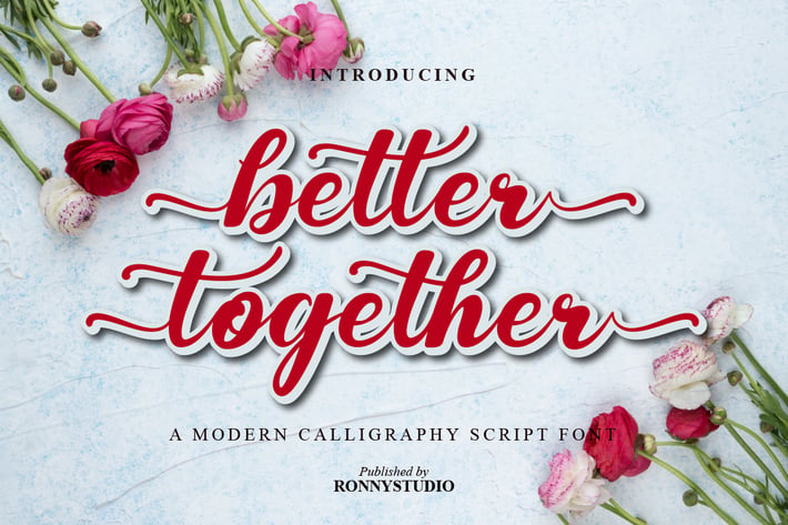 Better Together - Hadwriten Script Font