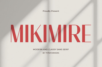 Mikimire - Elegant Sans Serif