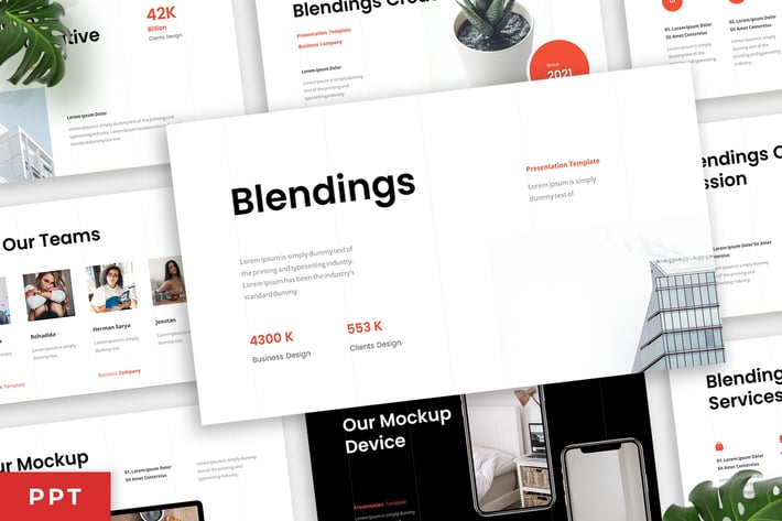 Blendings - Business Presentation Template