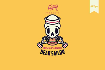 Dead Sailor Logo Template