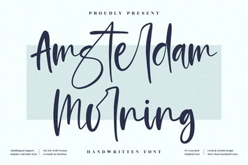Amsterdam Morning Handwritten