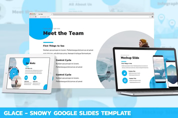 Glace - Snowy Google Slides Template
