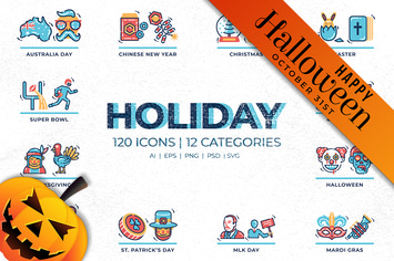 Halloween And Holiday Icons