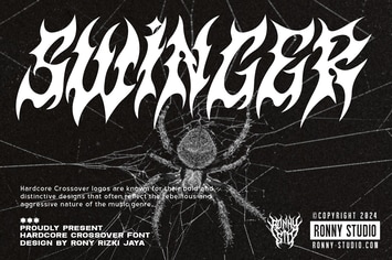 Swinger - Hardcore Crossover Font