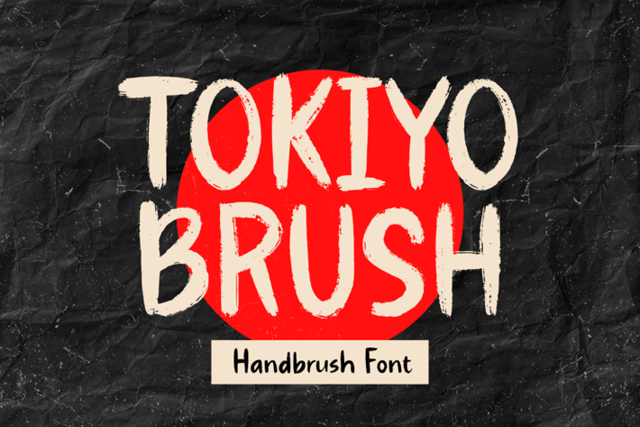 Tokiyo Brush - Brush Font