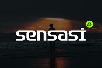 Sensasi - Modern Sans Serif Logo Font