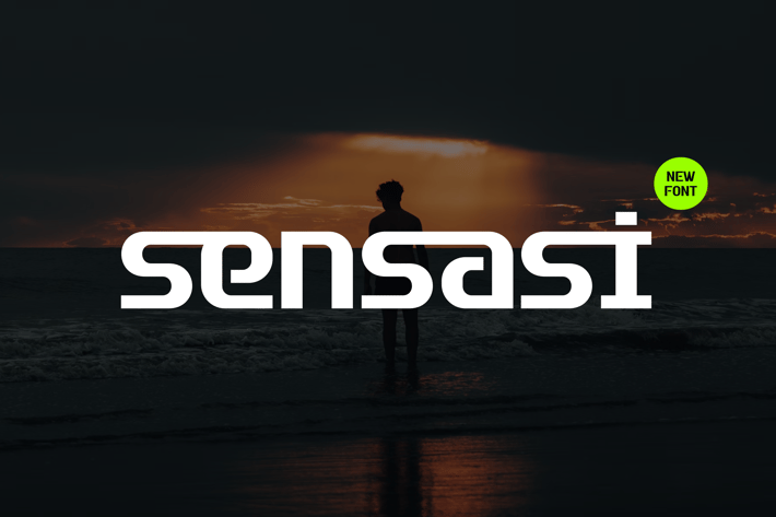 Sensasi - Modern Sans Serif Logo Font