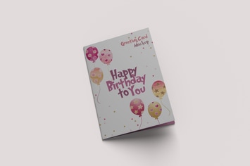 Greeting Card Mockup