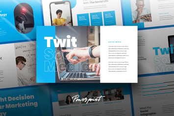 Twit - Social Media Marketing Powerpoint