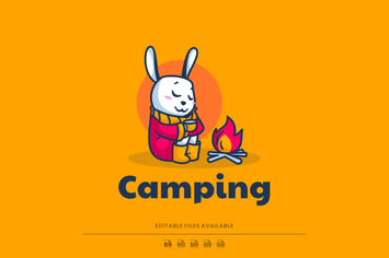 Rabbit Cartoon Logo