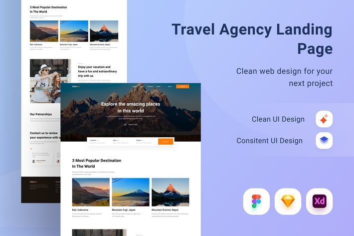 Travel Agency Landing Page