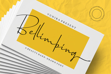 Bellimbing | A Beauty Hand-Drawn Font 