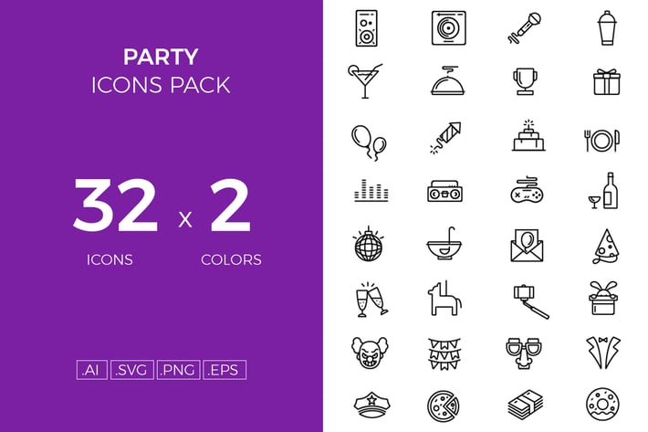 Party icons pack