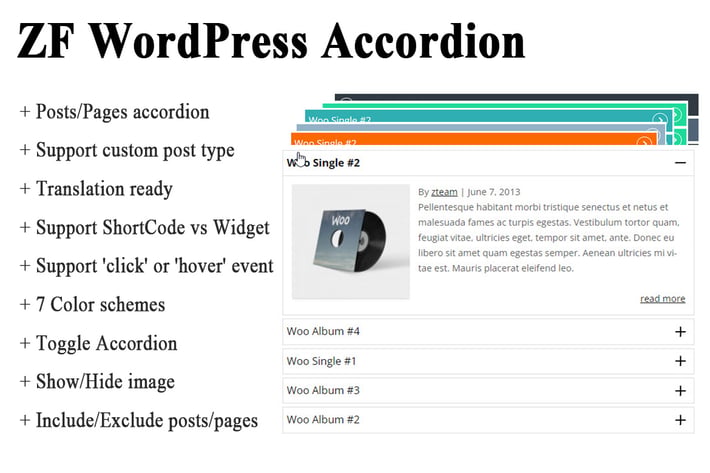 ZF WordPress Accordion