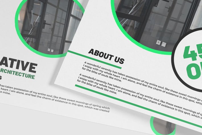  Architect Business Postcard Mockup Template