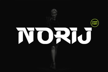 Norij - Logo font