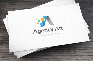 Agency Art Letter A Logo Template