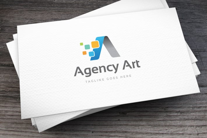 Agency Art Letter A Logo Template