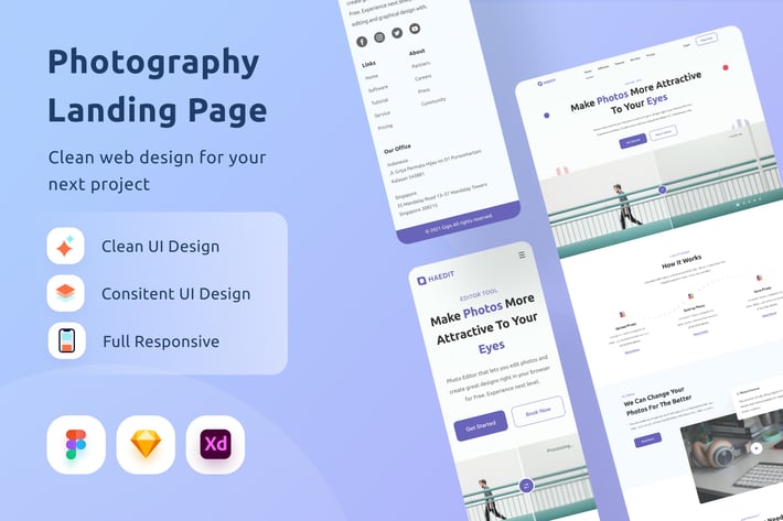 Photography Landing Page