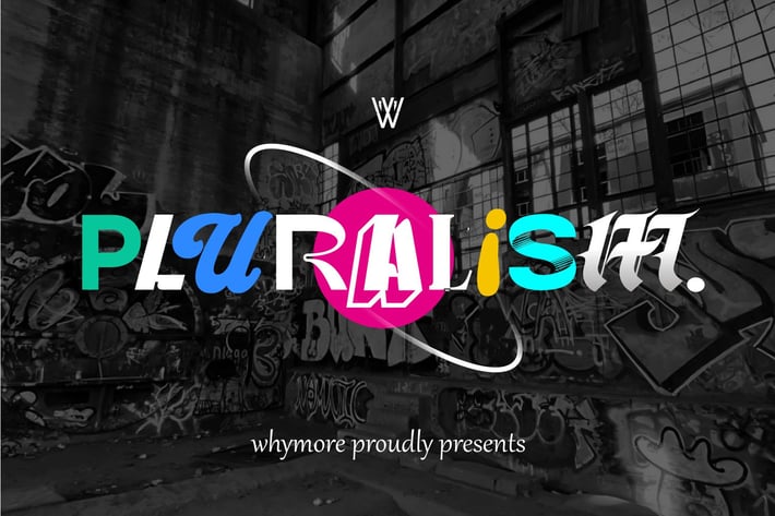 Pluralism Urban Graffiti Font | Mixed Police