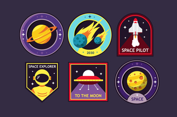 Badges Cosmic